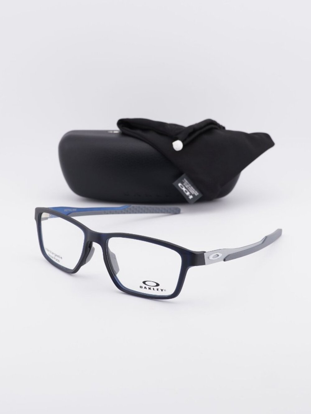 Oakley OX8153 815315 Metalink Rectangle Eyeglasses 55mm - Blue